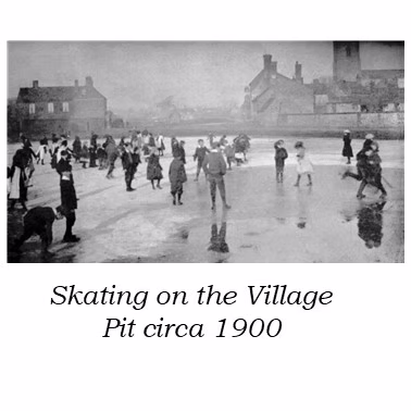 Skating on the Village Pit circa 1900