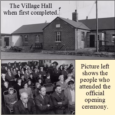 Old Village Hall Opening in 1925